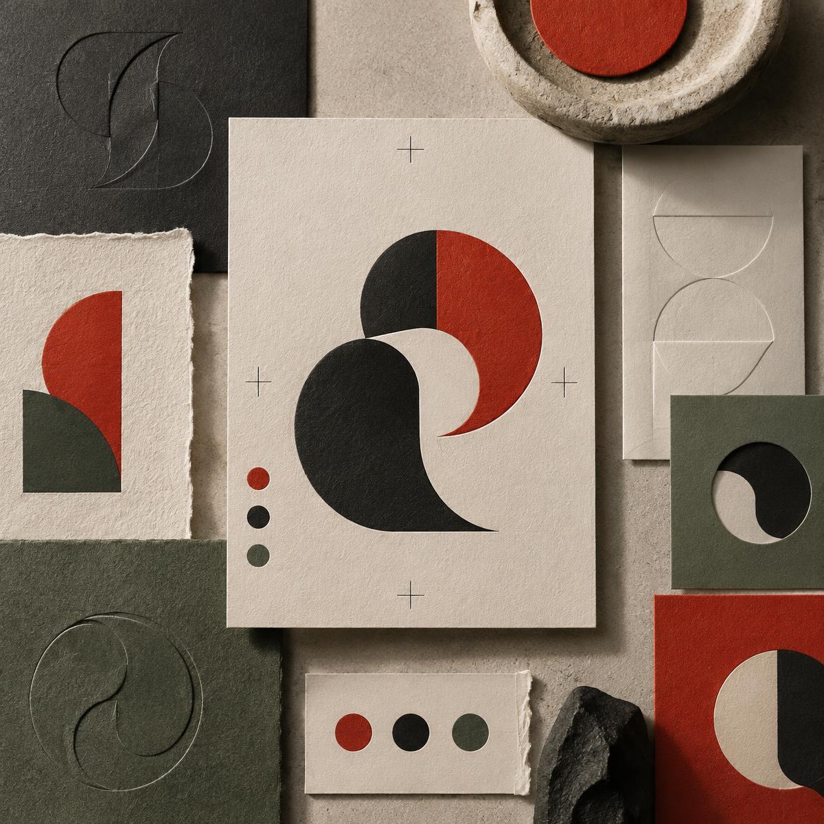 Abstract visual identity shapes experiment