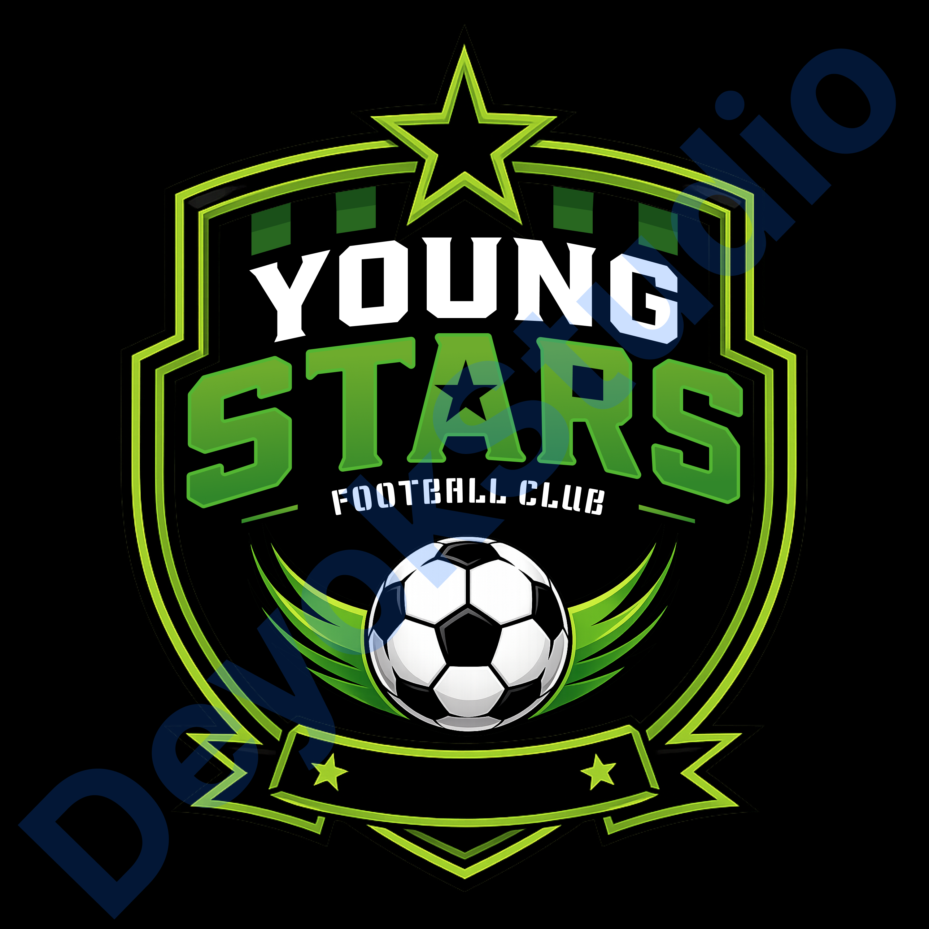 Logo Young Stars realizat de DeyokStudio